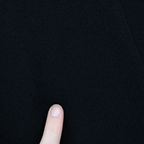NWT Madewell 100% Merino Wool Relaxed Fit Boyfriend Cardigan True Black Size XS - Picture 10 of 14
